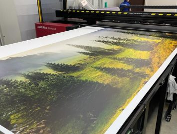 УФ печать на пластике — картина 5 мм для офиса