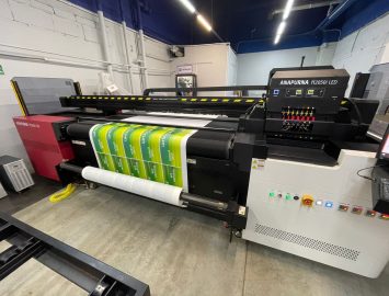 Печать на Agfa Anapurna и резка на плоттере IECHO