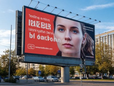 Наружная реклама помогает быть заметным
