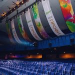 Печать на синтетической ткани (полиэстер) Уф чернилами Монтаж
